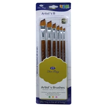 Кисти для художника, нейлоновые волосы, акварельные, актические, масляные краски, краска для Set-6Pcs, Прямая поставка