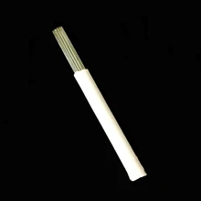 17 Круглый иглы для ручной ручка полу Перманентный макияж ручной туман Ручка иглы R17 microblading бровей pen иглы