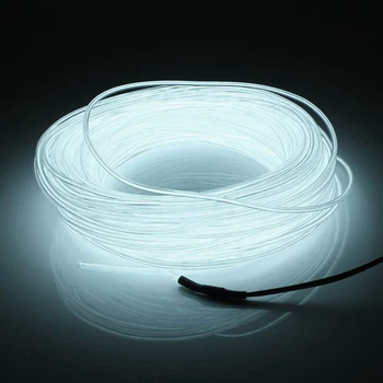 

EL Wire 2.3mm 10 Colors 2M 3M 5M Rope Tube Cable DIY Led Strip Light Flexible Neon Glow Party Xmas Decoration Dance Events Decor
