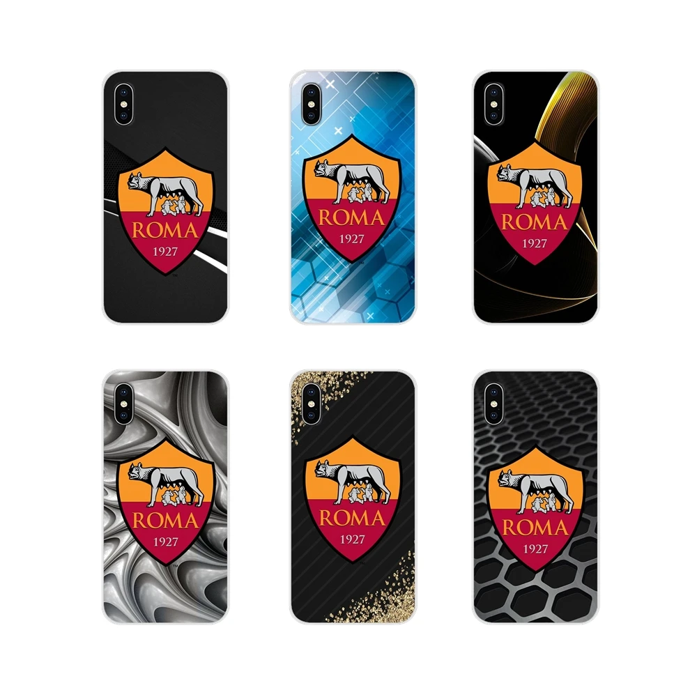 

As Roma logo football Accessories Phone Cases Covers For Samsung Galaxy A5 A6S A7 A8 A9S Star J4 J6 J7 J8 Prime Plus 2018