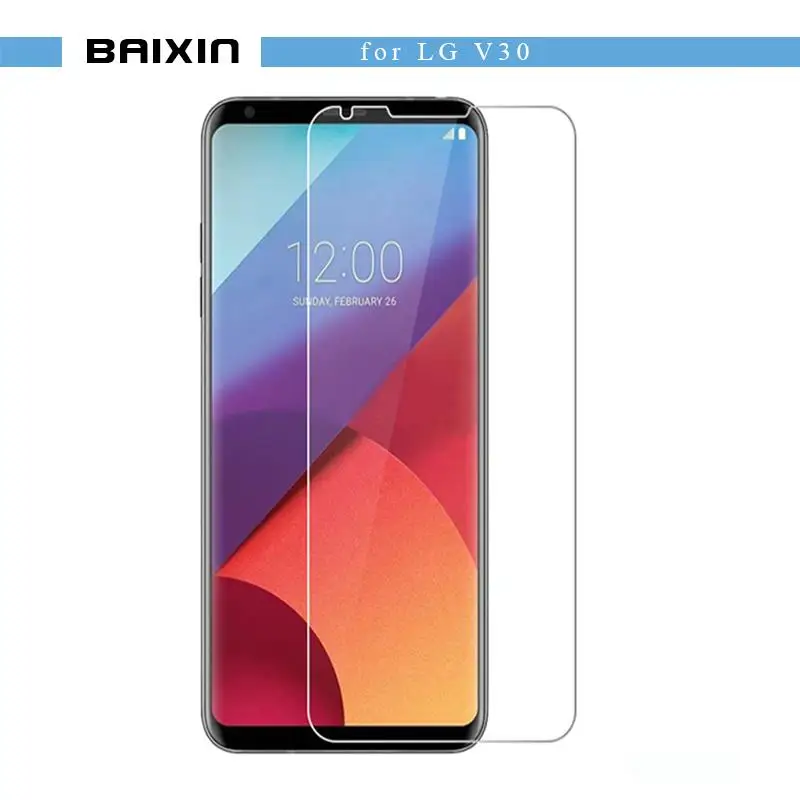 Baixin закаленное стекло для LG V30 ультра тонкий 2.5D 9H защита экрана против