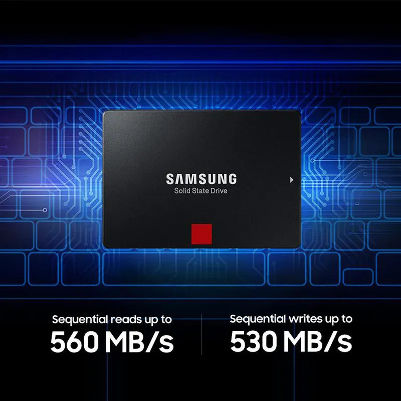 SAMSUNG SSD 860 PRO 256 ГБ 512 ГБ 1 ТБ Внутренний твердотельный диск SATAIII SATA3 2,5 дюймов ноутбук Настольный ПК HDD MLC