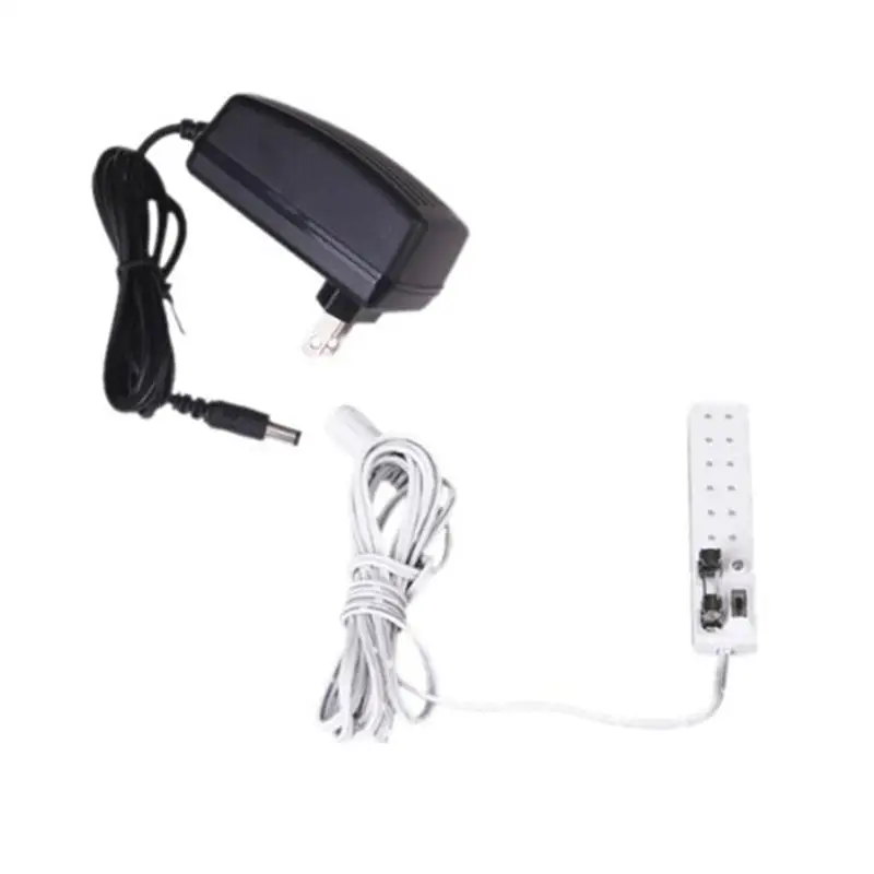 Dollhouse 112 Scale 12V 6 Receptacles Power Strip Transform