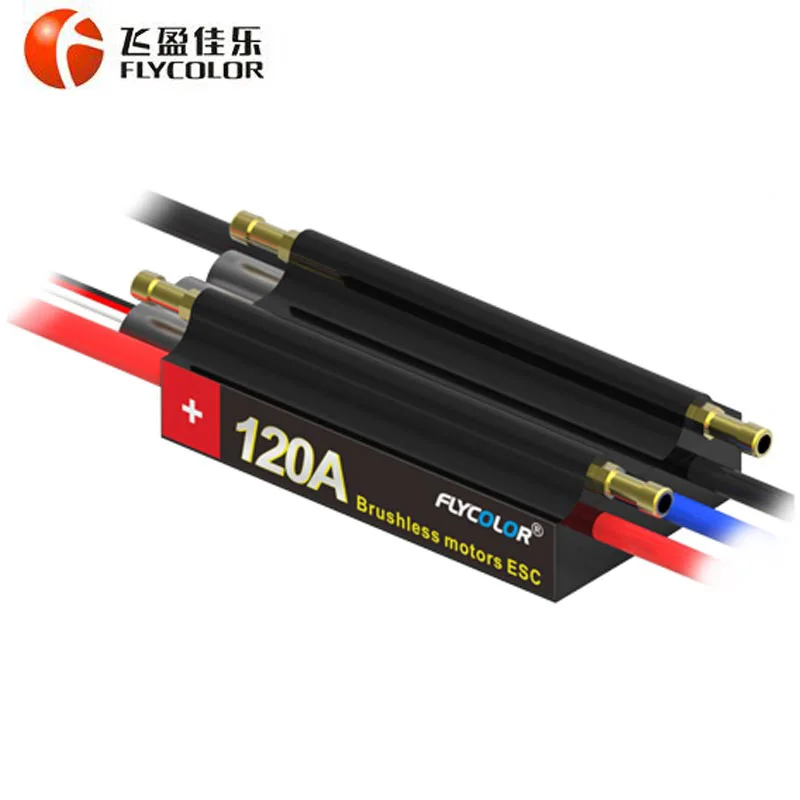

RC Flycolor 120A Brushless waterproof alu alloy Electronic Speed Control ESC with 5.5V/5A BEC For RC boat aircraft free shipping