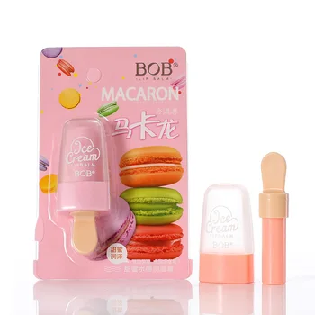 

2018 New Lip Care Lipstick Beauty Macarons Ice Cream Sweet Lip Balm Lasting Moisturizing Fade Lip Gloss Waterproof Lip Makeup