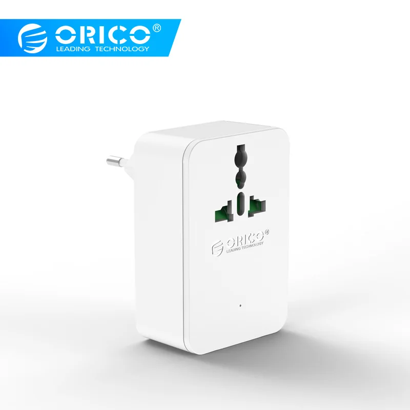 

ORICO Universal Power Plug Travel Converting Adapter Surge Protector with 20W 4 USB Charging Ports for Phone Tablet