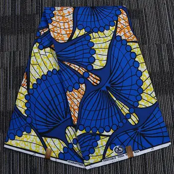 

6yards Africain Printed Wax Cloth Fabric For Dress Suit Skirt Headwear Nigerian Wax Batik Cloth Drop Shipping