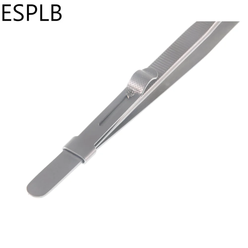 ESPLB Precision Anti Static Tweezers 6'' Diamond Adjustable Tweezers For Jewelry Electronic Component Tools