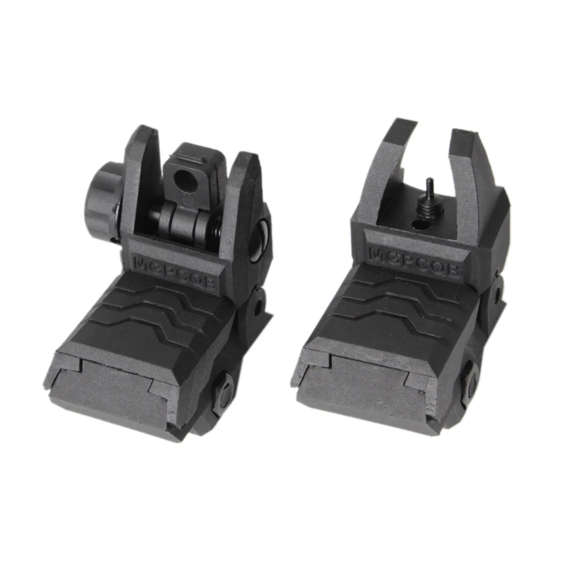 

Tactical Hunting Low Flip Up Front & Rear Sight Set Folding Profile Quick Detach Rapid Transition Fit Mil-spec Picatinny rails
