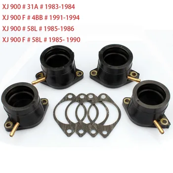 

4pcs Carburetors Interface Carburetor Pad Intake Pipe Adapter Insulator outlet Manifold Carb Boots for Yamaha XJ900 XJ 900 83-94