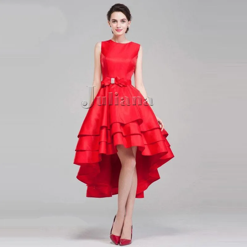 vestido de noiva curto vermelho