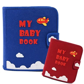 

DIY Felt Handmade My First Book Montessori Kid's Early Education Book Mom Sewing Quiet Book Baby Toy Felt Picture Book Craft Kit