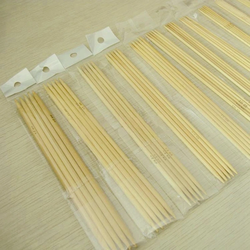55 шт. Бамбуковые Спицы для вязания 20 см|knitting needles|knitting needles double pointeddouble pointed knitting |