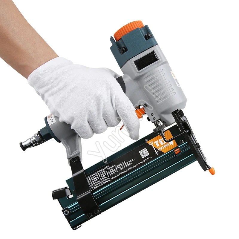 Máquina de Pregar Pistola de Pregos de Madeira Pregos de Fixação da Placa de Aço de Madeira Três-em-uma Pneumática Decorativa 440 k F10-f50 T20-t50 - Image 3