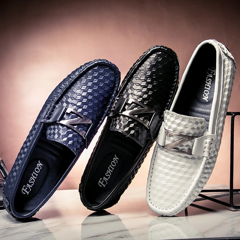 

Spring Driving Peas Shoes Leather Korean Casual Shoes Fashion Soft Lazy Shoes