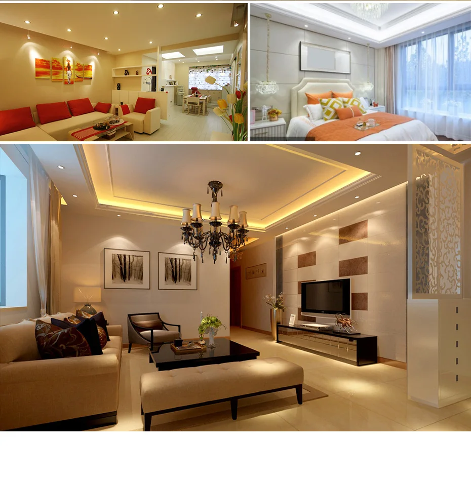 Conduziu o Painel de Teto Recesso para Baixo Luzes para a Decoração Interna da Casa da Iluminação o Alumínio Ultra Brilhante de 220v Conduziu Downlight 20w 5w 9w 12w 15 High Quality Luzes e Iluminação