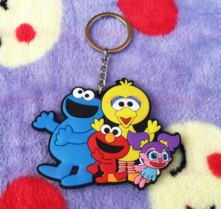 

Sesame Street Role Anime Key Chain PVC Figure Morty Keyring cute Toys Keychain Keyholder Birthday Gifts Unisex NEW
