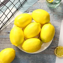 6 шт. муляж лимона фон для фотосъемки подставка для фотографий фруктовая еда Изысканная еда фото