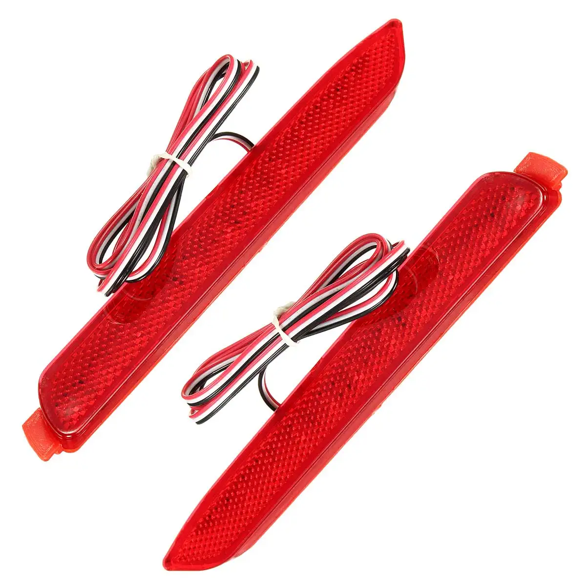 

2 Pcs Red Rear Bumper Reflector Tail Brake Light Parking Warning Lamp For Toyota Reiz/WISH/Harrier 2010/ EZ/SIENNA