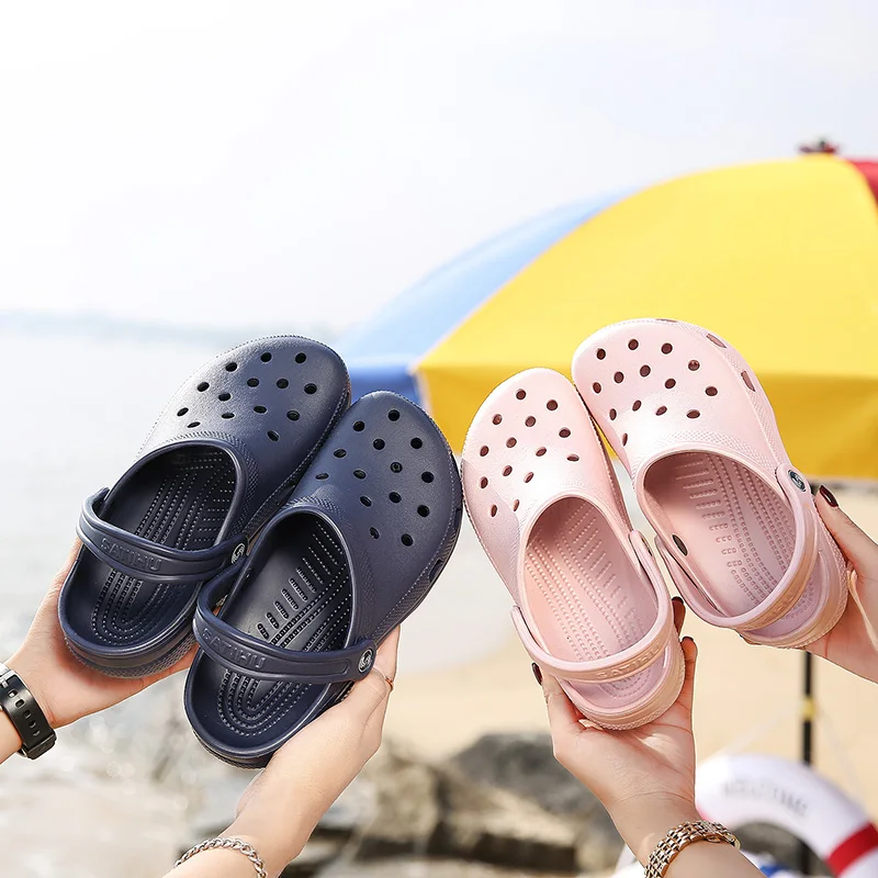 SERENE Brand New Man Croc Summer Casual Sandals Aqua Clog Slipper Ocean Beach Garden Shoes Hot Male Band Sandalias Swimming Shoe