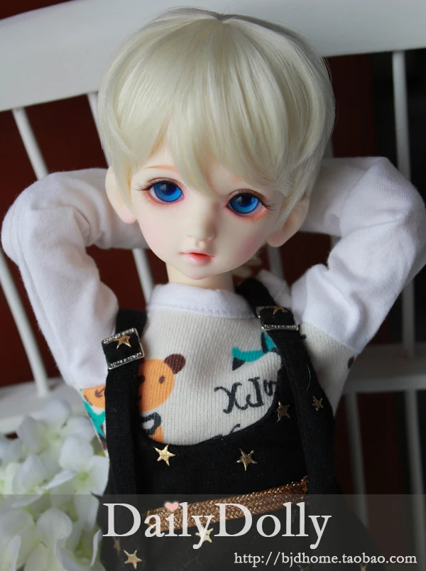 

NEW !! 1/4 8-9 inch BJD wig short hair doll DIY High-Temperature Wire for 1/4 MSD BJD SD dollfie