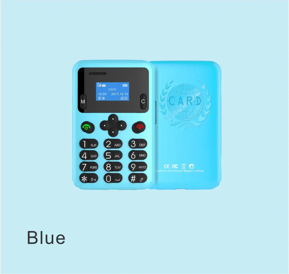 Сверхтонкий мини смартфон AIEK/AEKU A6 многоязычный с низким излучением