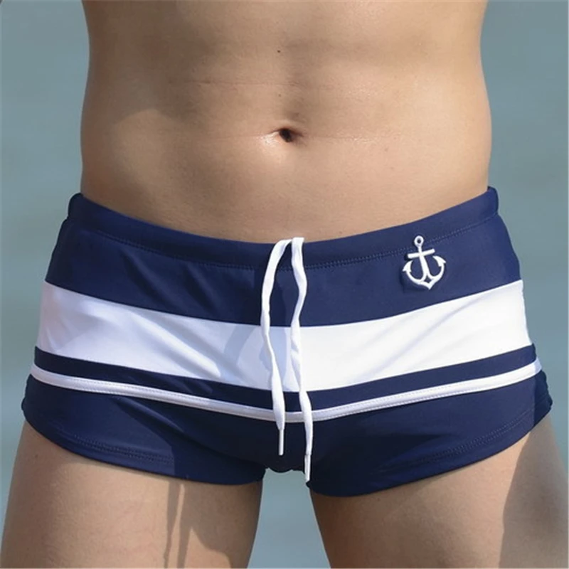 

2017 Men's Striped Sailor Quick Drying Swimming Trunks Beach Swimwear Hot Sale