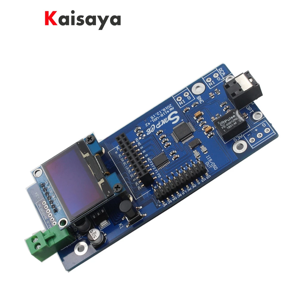 AK4118 Digital Receiver Board Coaxial Optical AES to I2S Sampling Rate Display AK4118 Digital Receiver Board Coaxial Optical AES to I2S Sampling Rate Display