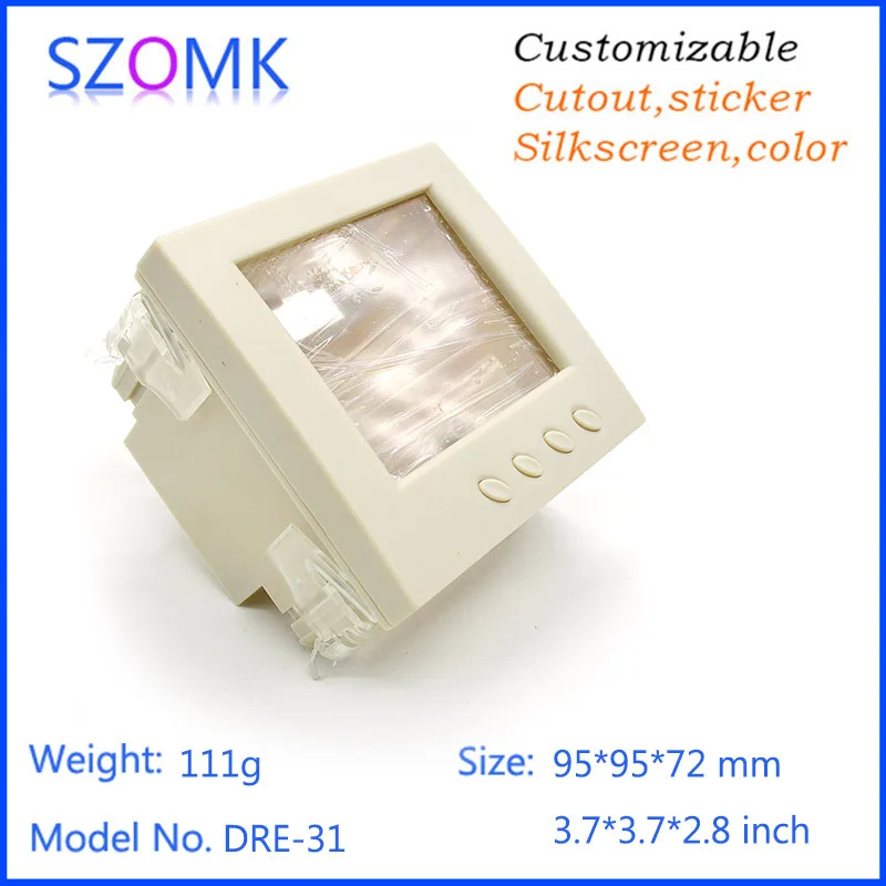 plastic box enclosure electronic LCD screen control box instrument enclosure junction housing szomk project box (6).jpg