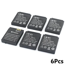 Great Power 6 X 380mAh 3.7V Smartwatch Backup Battery Bateries For DZ09 Smart Watch Rechargeable Li-ion polymer battery batteria