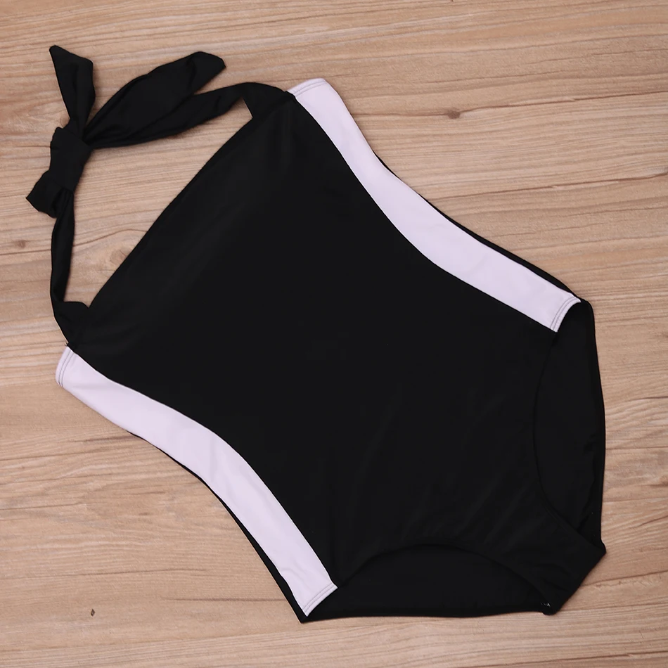 Swimwear Women 2020 One Piece Swimsuit Vintage Retro Bathing Suits Female Beach Wear Swim Suit High Waist Monokini Swimsuit S-XL