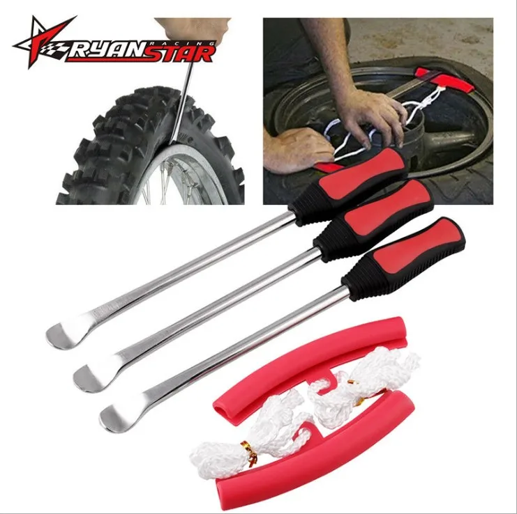 

Motorcycle Tire Pick Up Spoon Iron Tool Kit Motorcycle Tire Replacement Kit