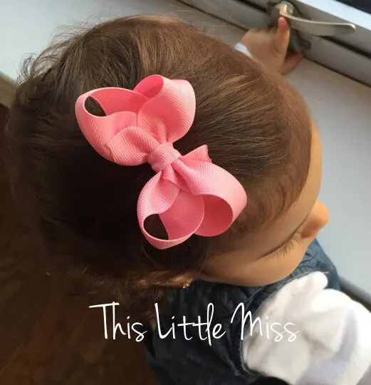 

10pcs/lot 3 Inch Lovely Hair Bow Clip Cute Hair Clip Small Bow Knot Hairpin Hair Accessories Hair Ornaments