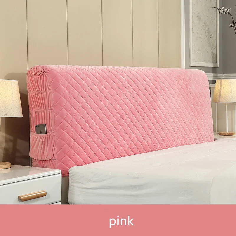  Nordic style Bed Cover 120-220cm All Inclusive Fabric Comforters Dust Proof Elastic Double Bed Head