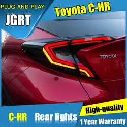 Новый Полный светодиодный задний фонарь для Toyota C-HR задние фонари 2018 2019 светодиодный задний фонарь DRL + тормоз + Парк + Динамический