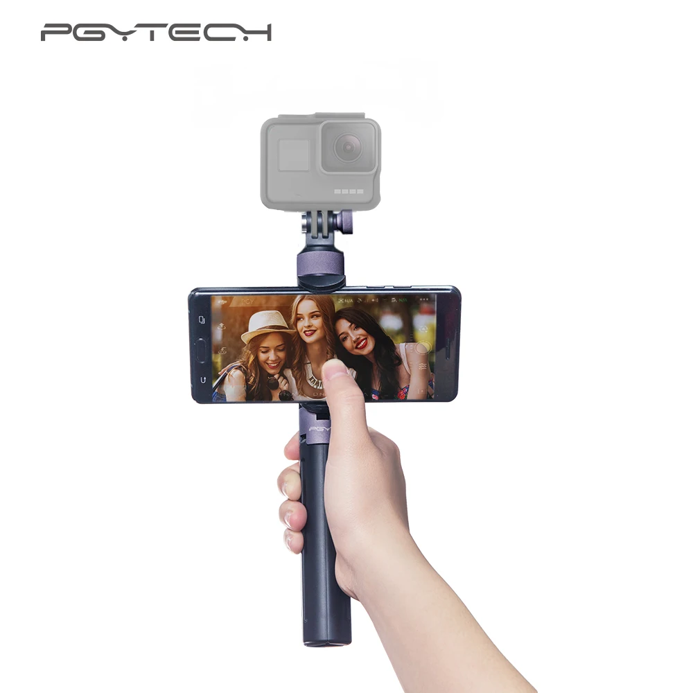 

For Gopro hero 7 Hand Grip Tripod Extend Pole handle w phone adapter for DJI Osmo Pocket 6 5 4 Action Camera accessories