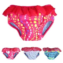 Детские подгузники для плавания; одежда для купания для маленьких девочек; 3 цвета; купальный костюм для младенцев; детские подгузники; купальный костюм для малышей