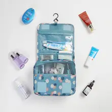 Waterproof Portable Travel Set Women Cosmetic Organizer Pouch Hanging Wash Camping Bags
