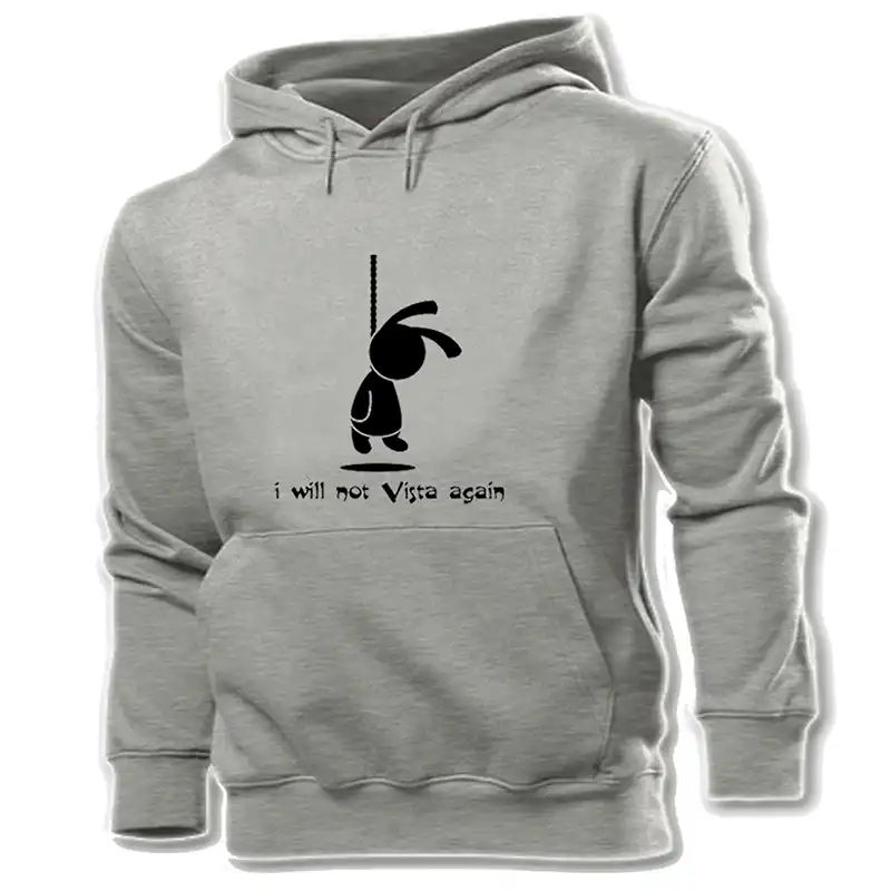 red hoodie with white strings