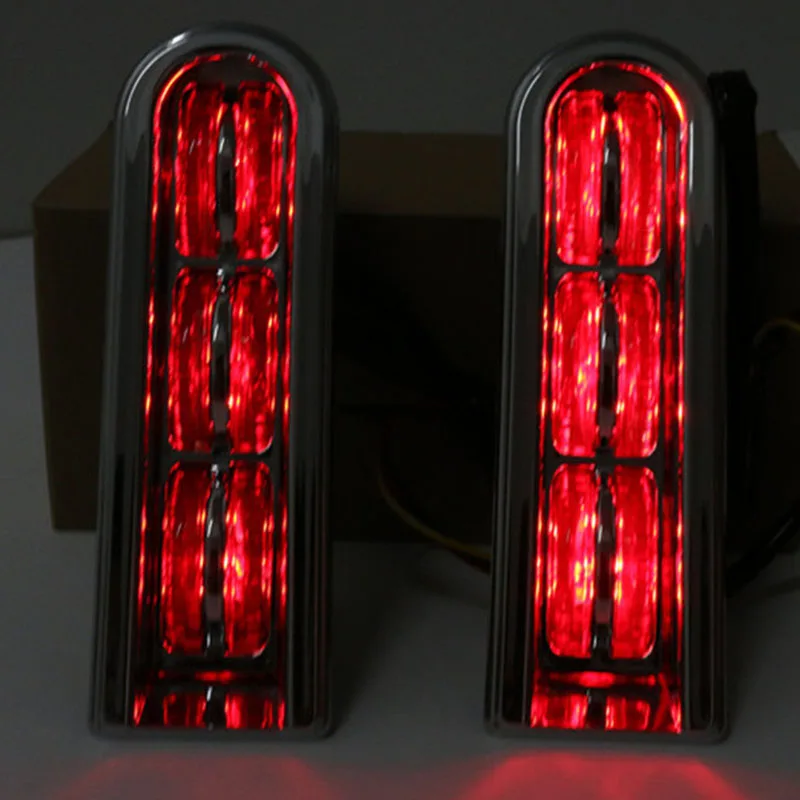 WISENGEAR 12v мотоциклетный наполнителя светодиодный фонарь с вкладышами для Harley Electra