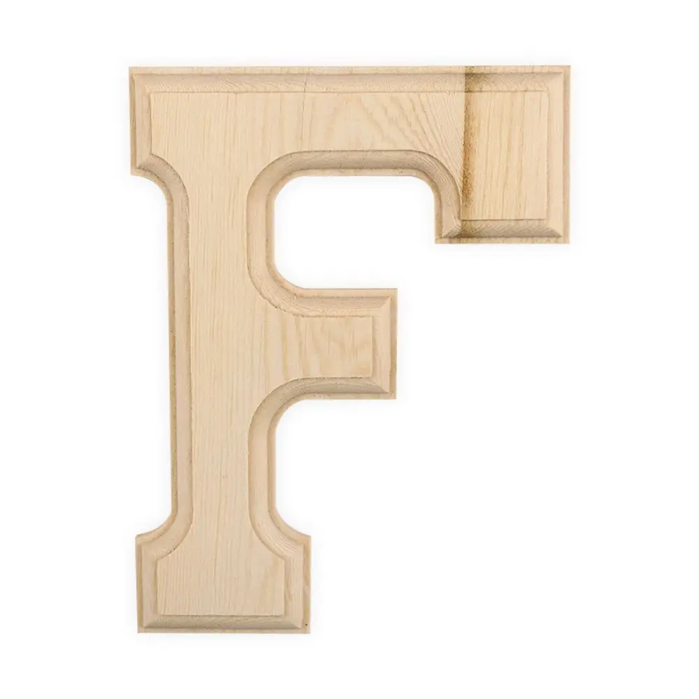 Wholesale 15cm High Wood Wooden Letters A To Z Alphabet Birthday Gift Bridal Wedding Party Home Decorations Freestaning Letter - Цвет: F