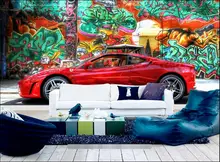 

3d room wallpaper custom mural non-woven picture wall sticker 3 d Graffiti car bar KTV painting photo 3d wall murals wallpaper