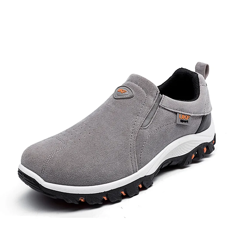 

2019 Spring Summer Out Door Loafers Sneakers for Men Shoes Breathable Suede Male Footwear Walking Comfortable Slip-On