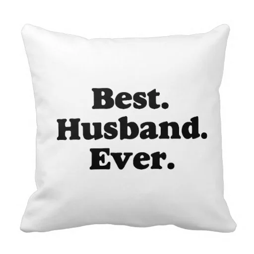 Trendy Funny Husband Pillow Case (Size 20" by 20") Free Shippingin