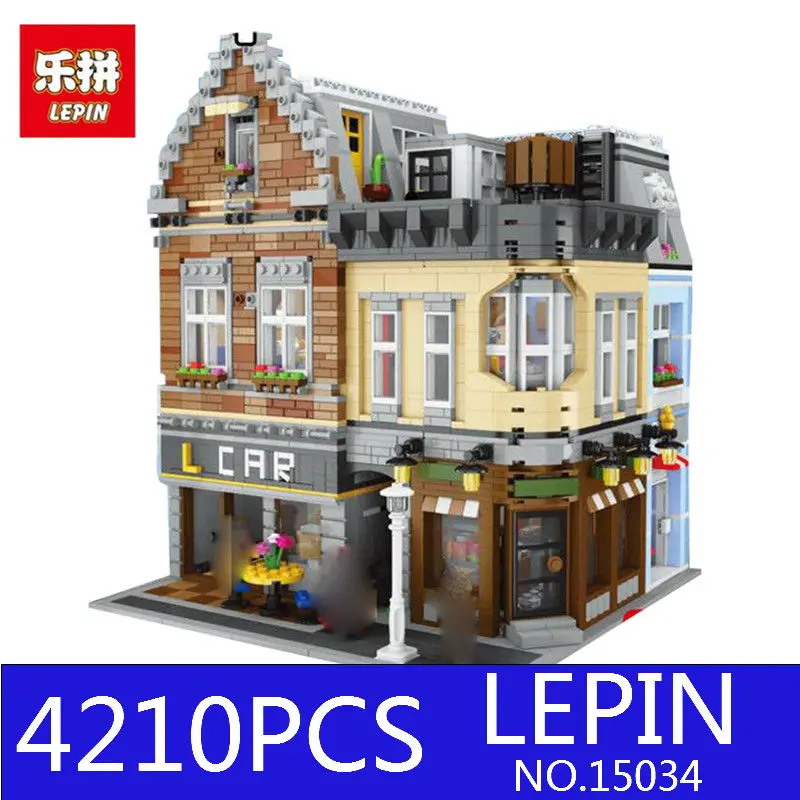 

Lepin 15034 4210Pcs 15035 Genuine MOC City Series The New Street Set Building Blocks Bricks Educational Toys As Christmas Gifts