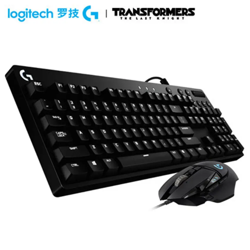 Игровой набор Logitech Трансформеры Almighty механическая клавиатура мышь G502 + G610
