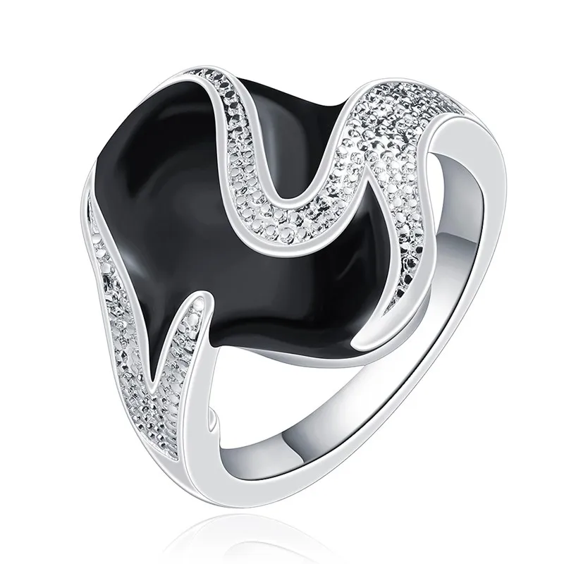 

Christmas gift for women girl wholesale Lovely Wedding partysilver color ring high quality fashion classic Jewelry R667
