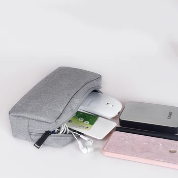 

Travel Digital Accessories Electronic Gadgets USB Cable Charger Wire Headphones Sorting Bags Power Battery Zipper Organizer Case