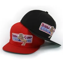 1 шт. 1994 Bubba Gump креветки CO. Snapback шляпа Форрест Гамп костюм косплей Бейсболка с вышивкой унисекс летняя кепка регулируемая