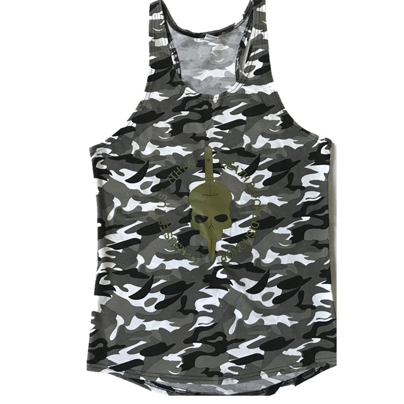 gym vest fitness sport wear men's shirt (9)